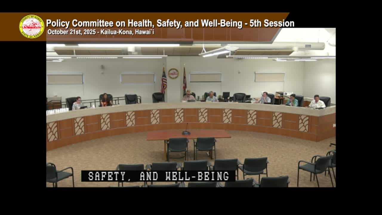 Health, Safety, and Well-Being: 5th Session