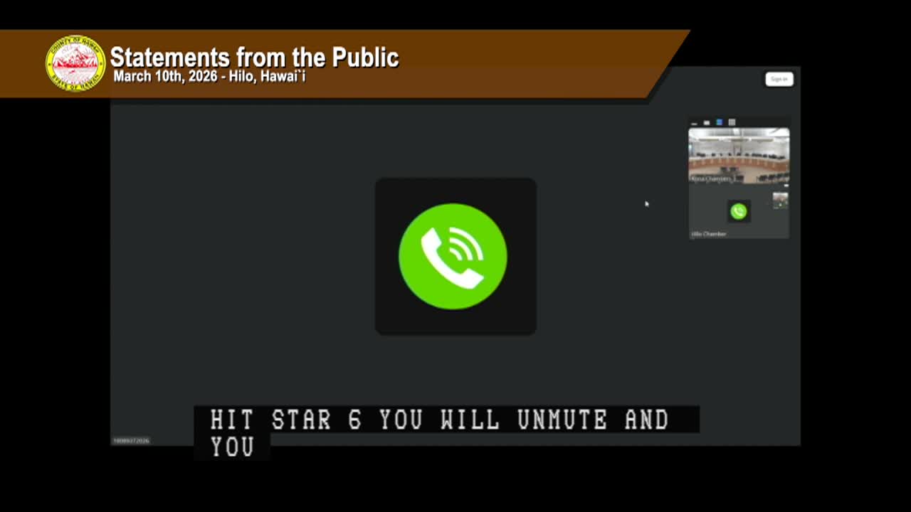 Planning, Land Use, and Economic Development: 22nd Session - Special Meeting