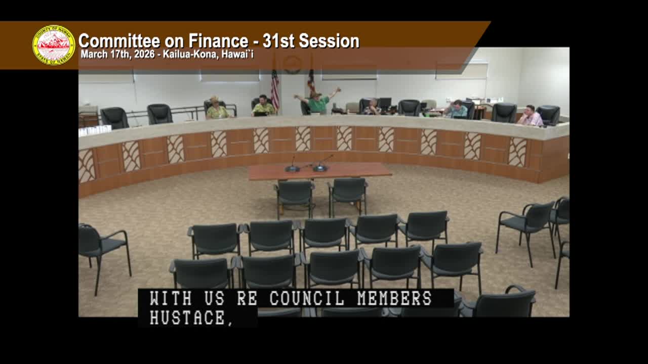 Finance: 31st Session