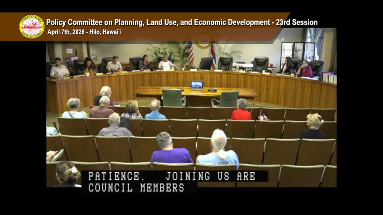Planning, Land Use, and Economic Development: 23rd Session