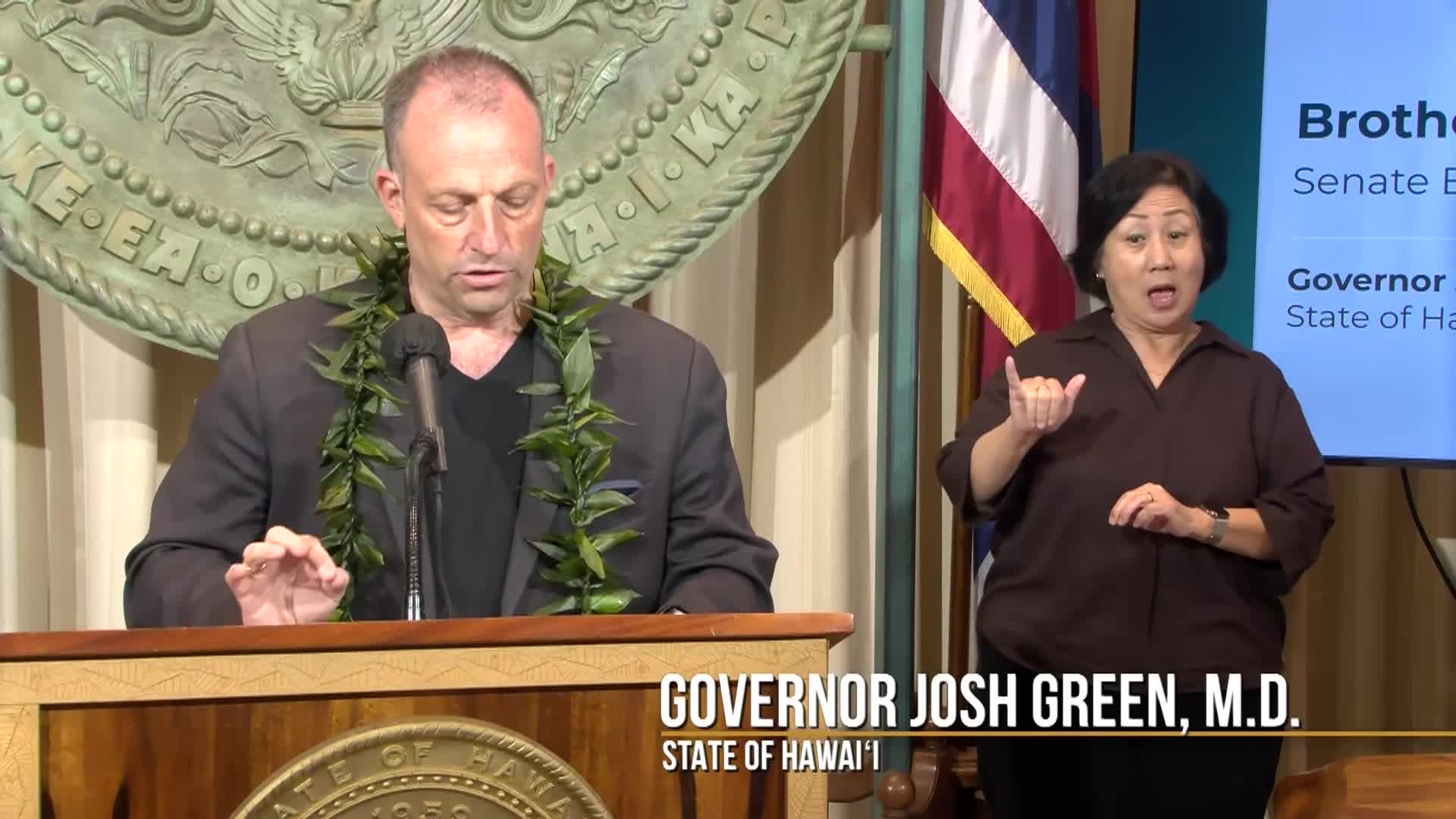 Governor's Press Conference: Honoring Brother Joseph Dutton