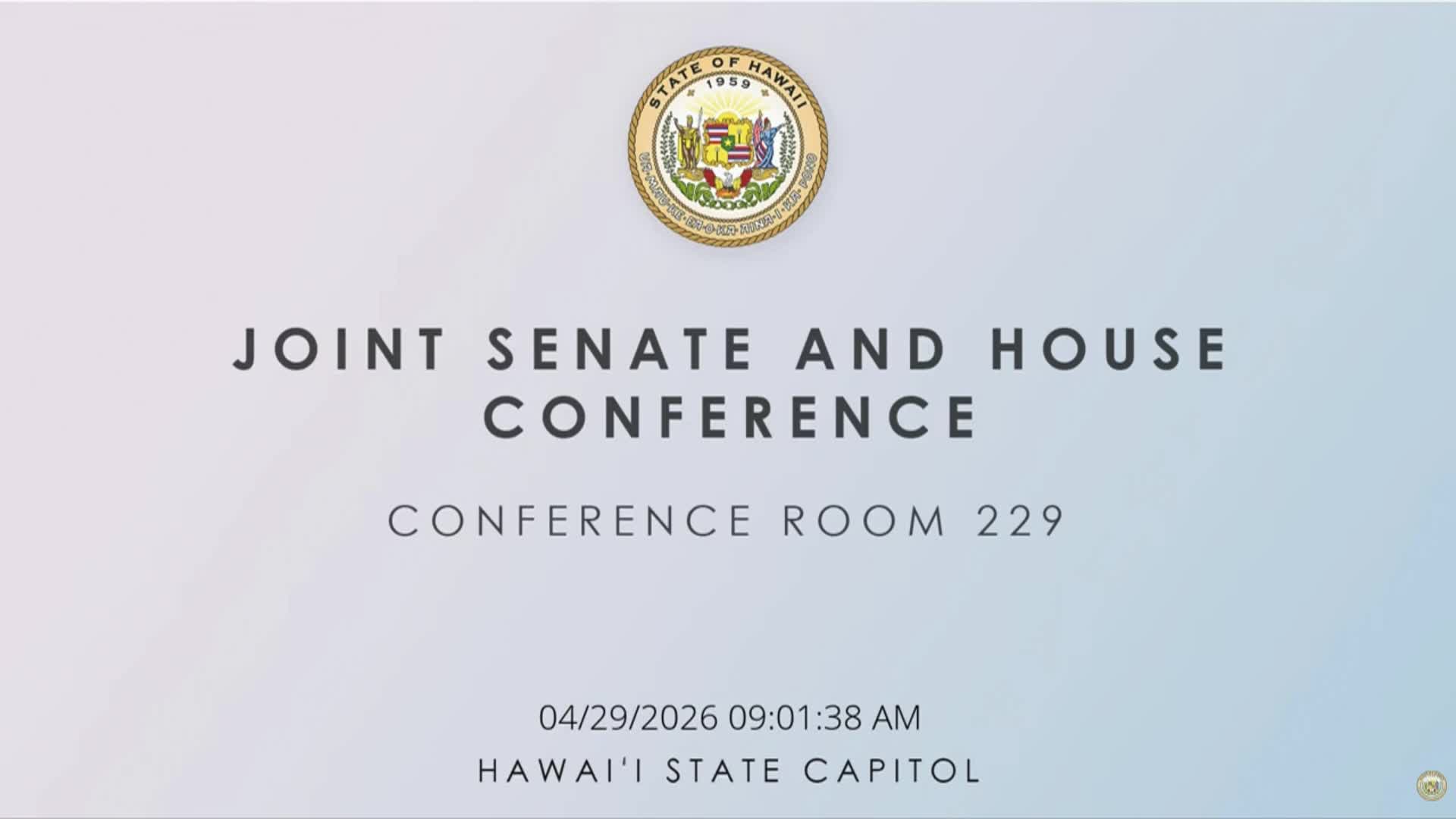 Hawaii State Legislature: Joint Session