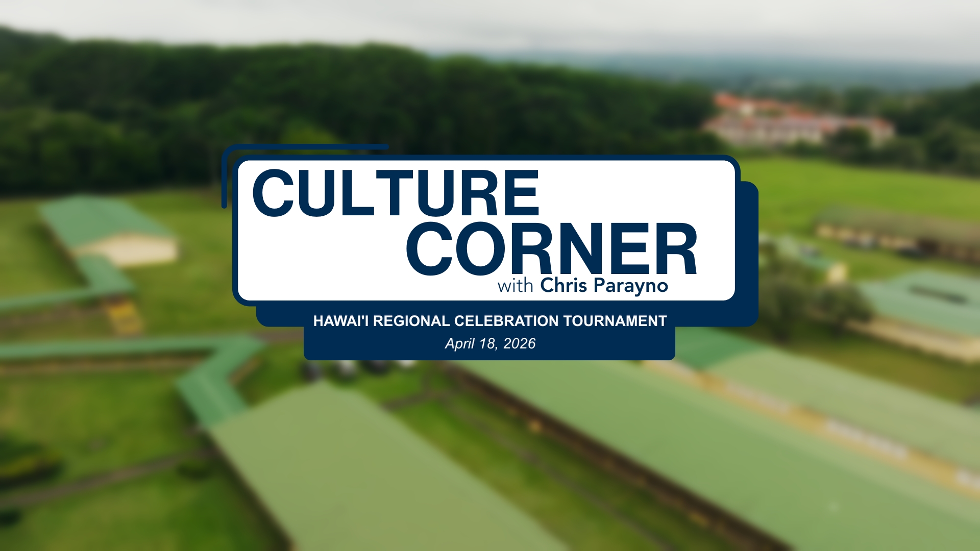 Culture Corner: 2026 Hawaii VEX IQ Regional Celebration Tournament