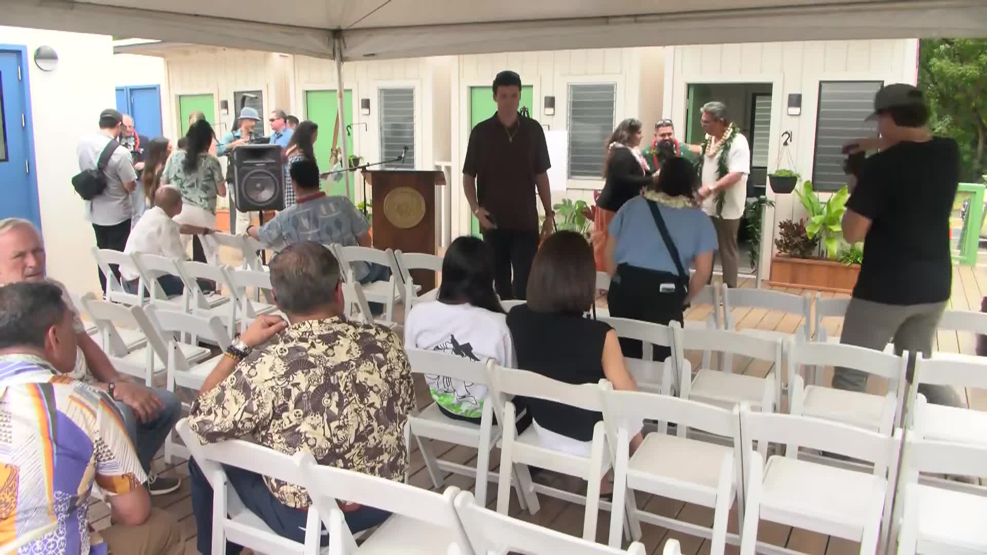 Governor Green Press Conference: Waimanalo Kauhale Blessing