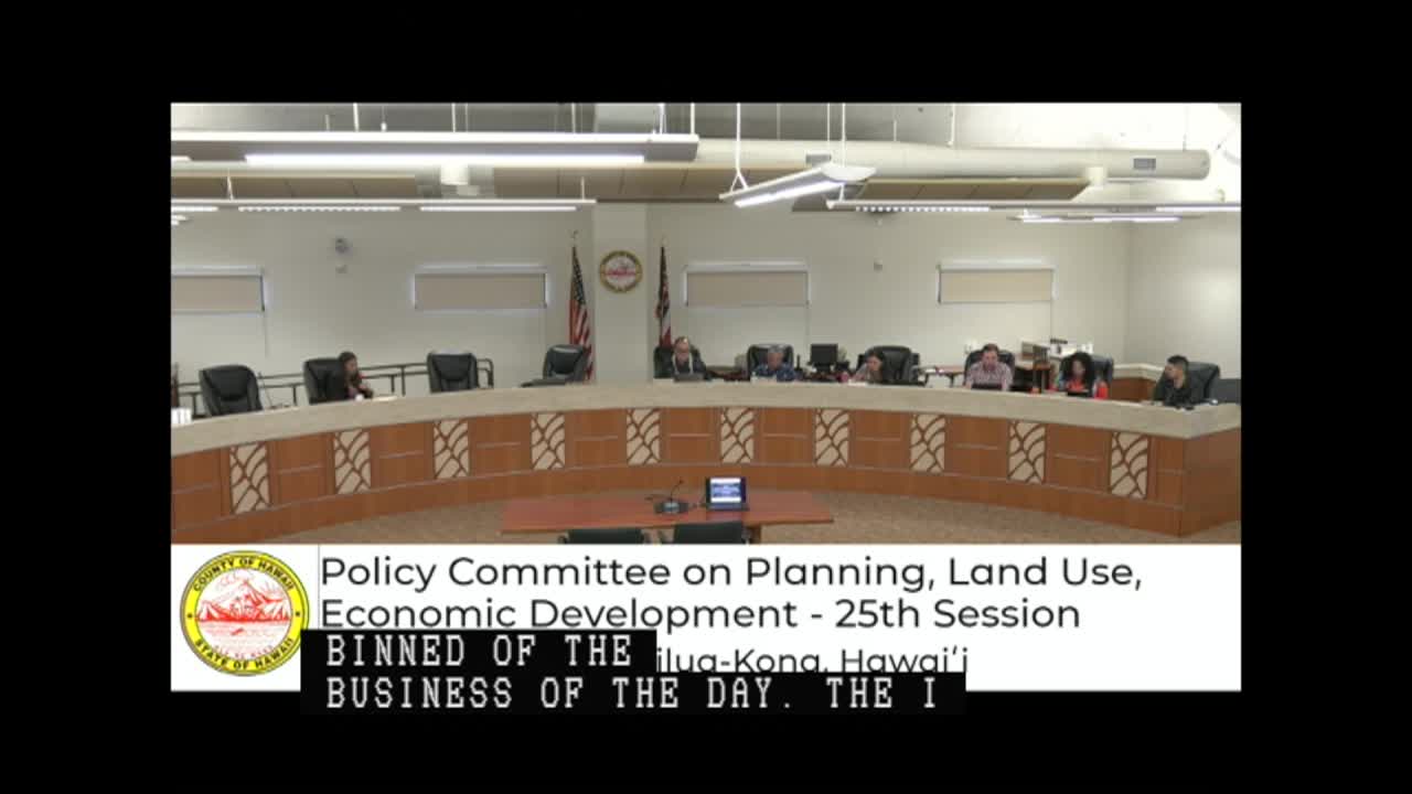 Planning, Land Use, and Economic Development: 25th Session