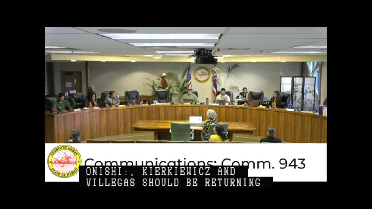 Communications, Reports, and Council Oversight: 21st Session
