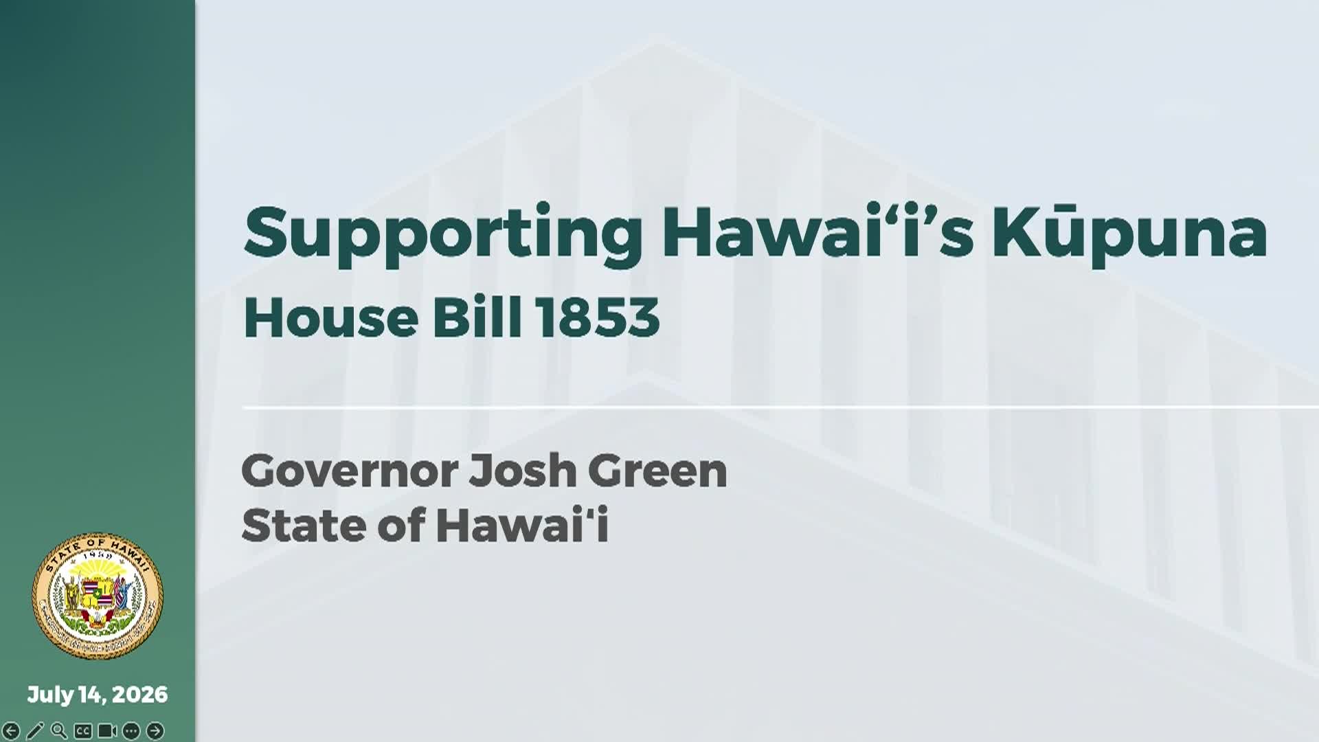 Governor Press Conference: Bill Signing