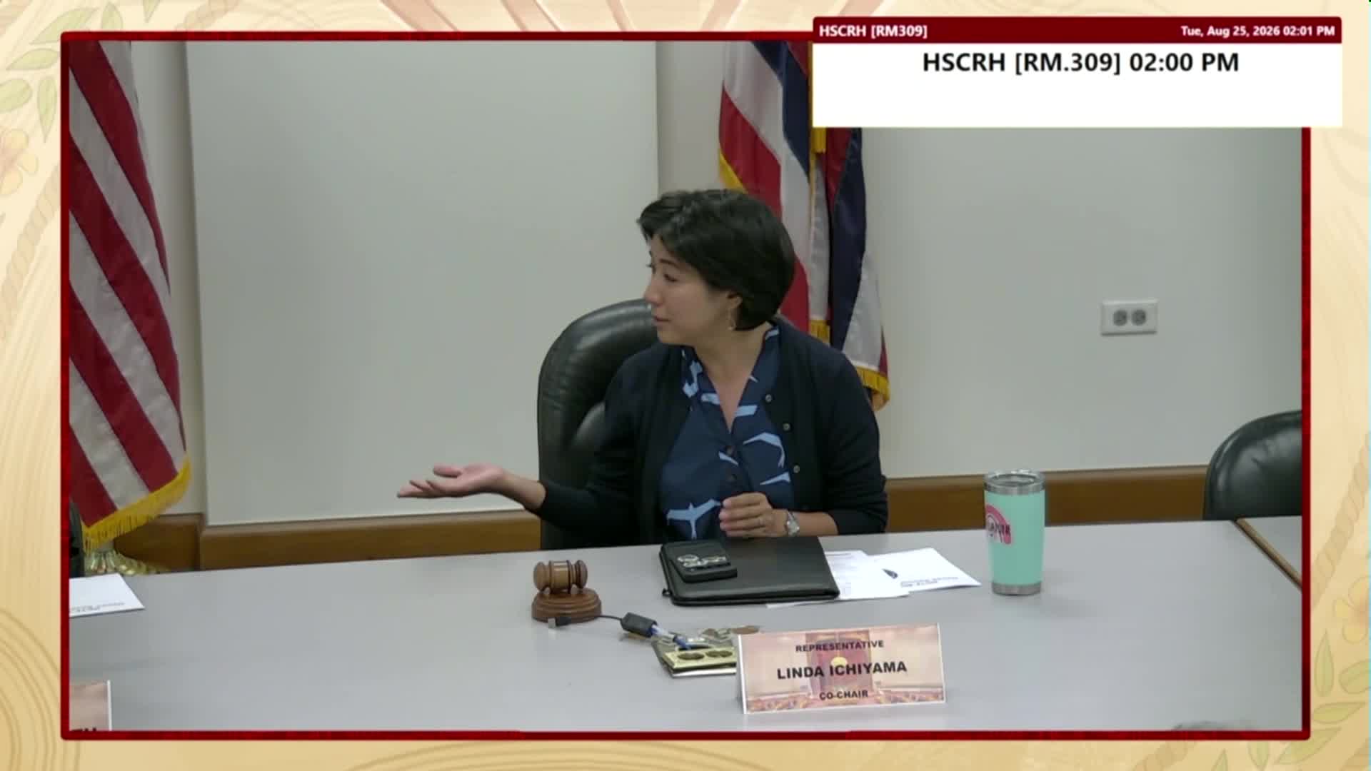 Hawaii State Legislature: House Special Committee