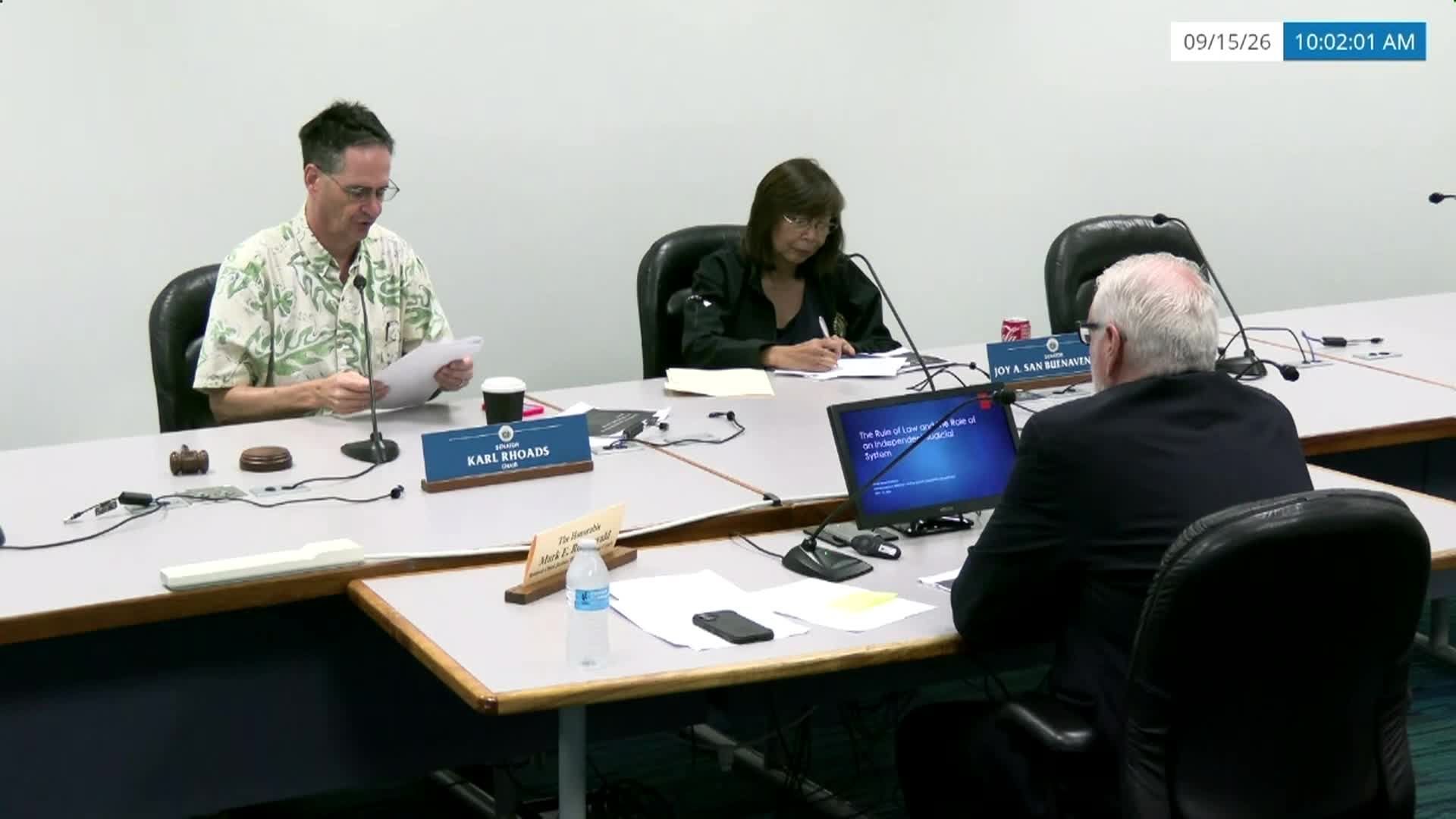 Hawaii State Legislature: Judiciary