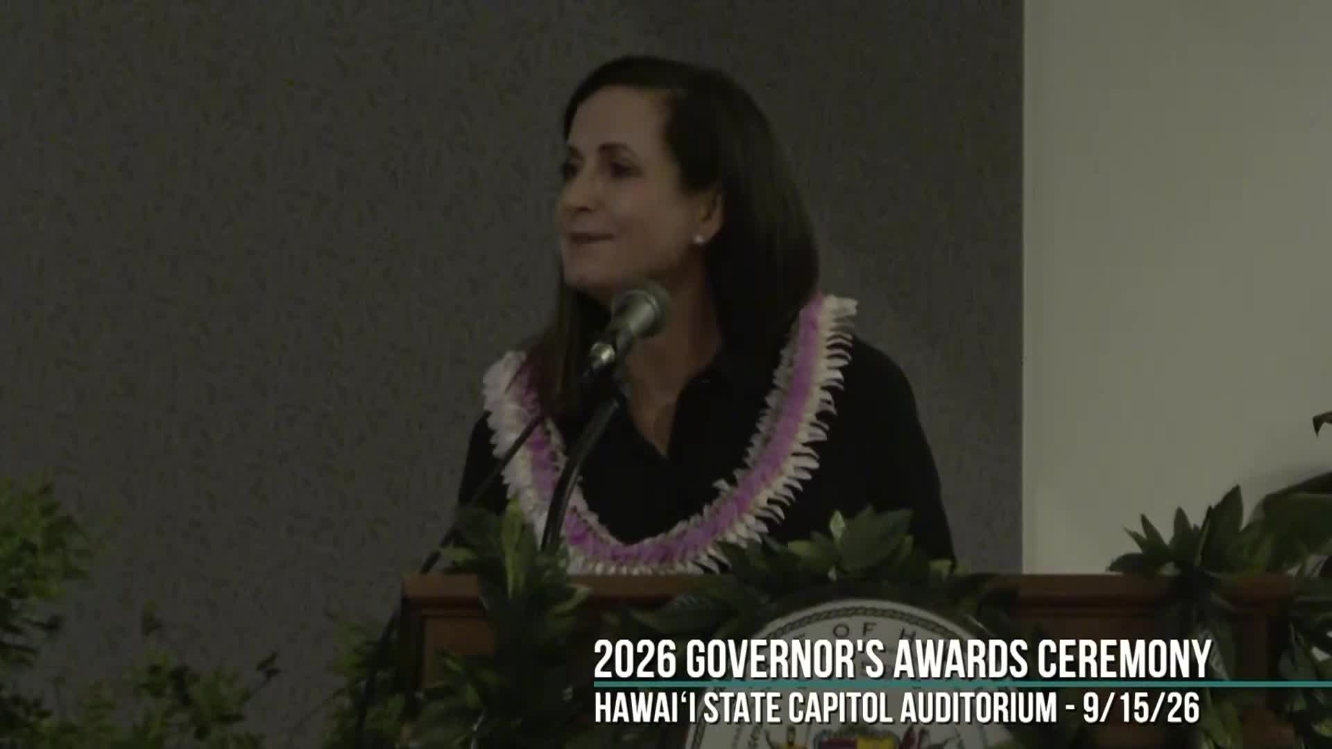 Governor's Press Conference: Annual Governor's Awards Ceremony