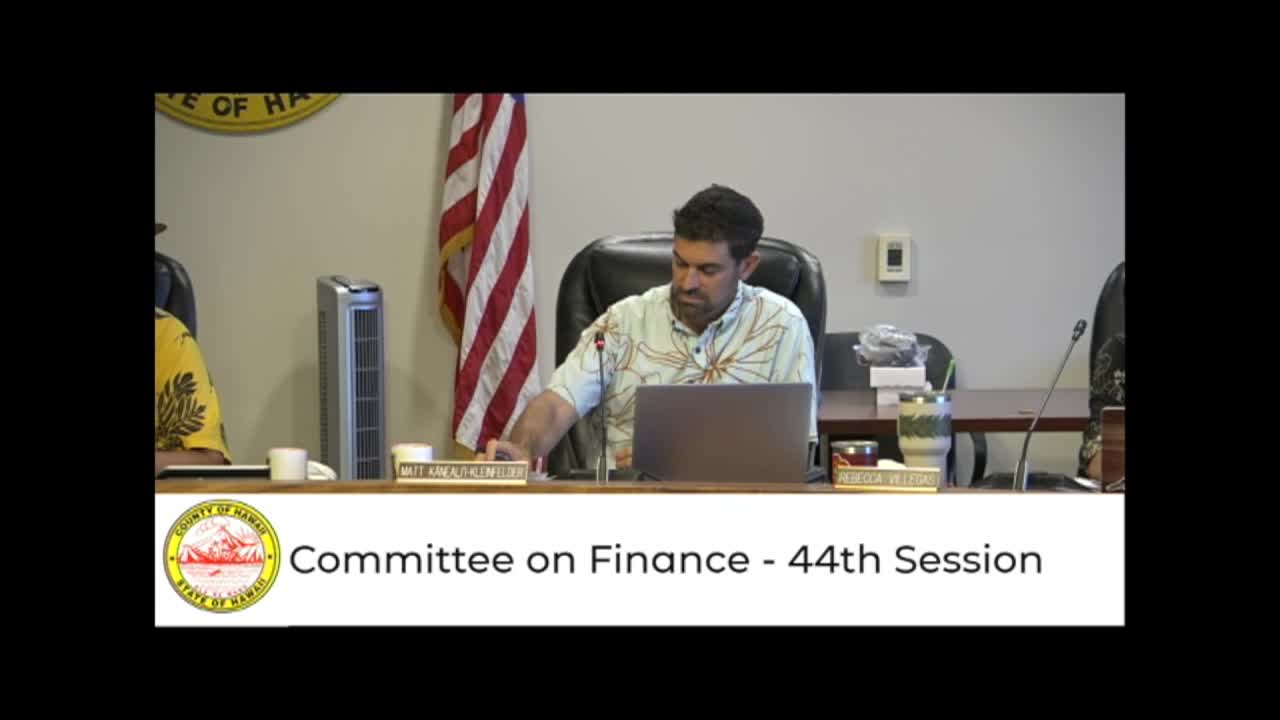 Finance: 44th Session