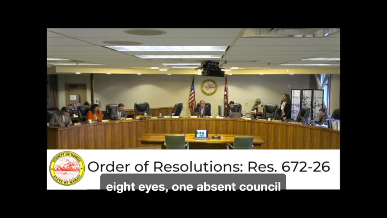 Hawaii County Council: 50th Session, Pt. 2