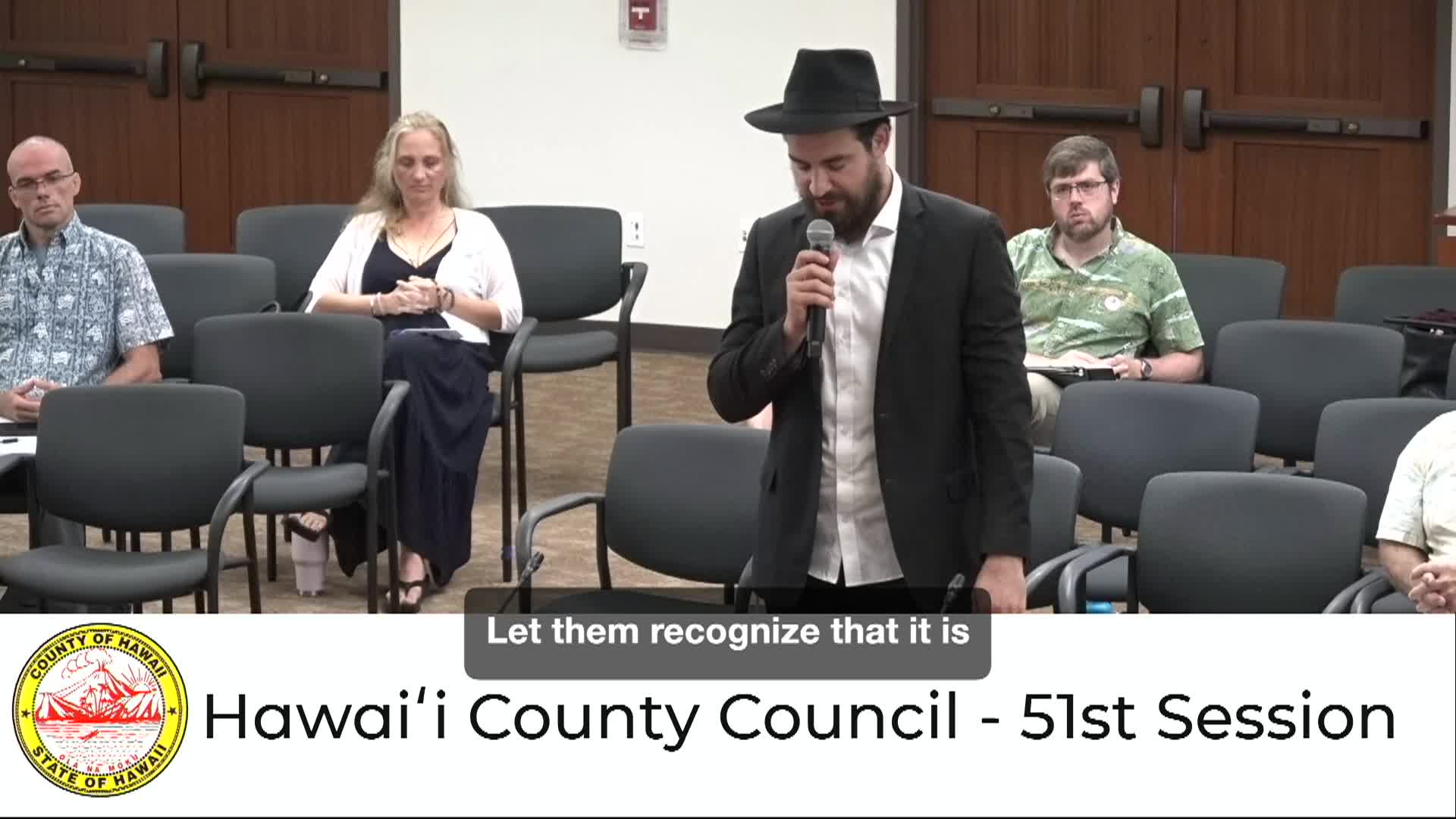 Hawaii County Council: 51st Session, Pt. 1